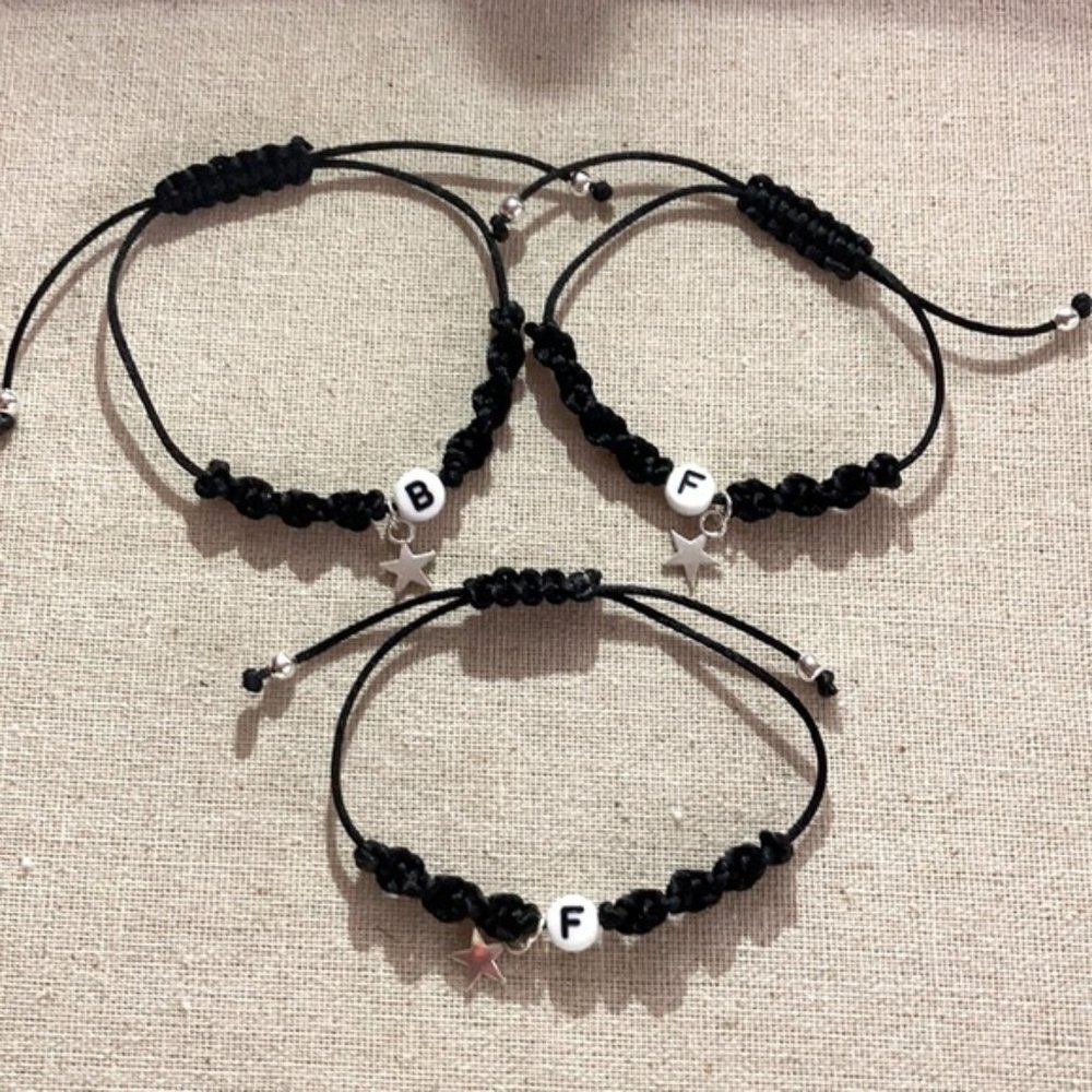 BFF macrame bracelet set 👯‍♀️